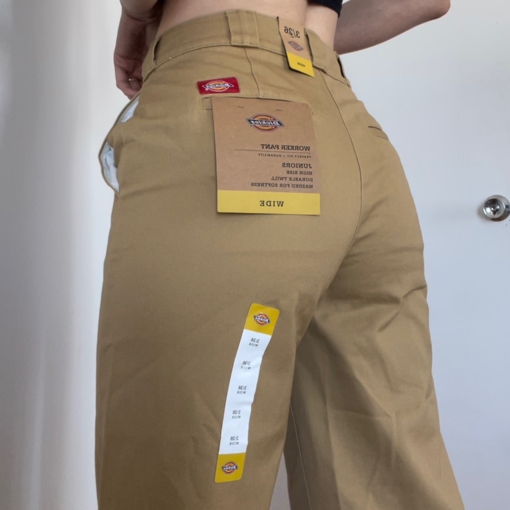 Dickie’s High rise juniors wide leg worker pant